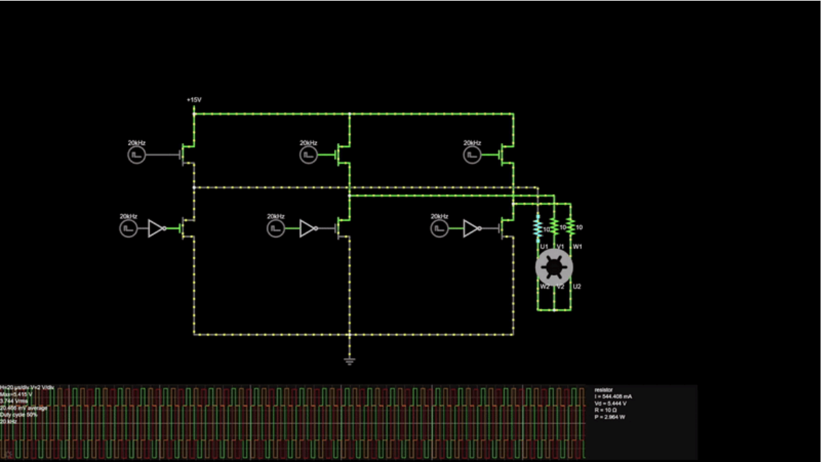 Three-Phase Inverter Simulation